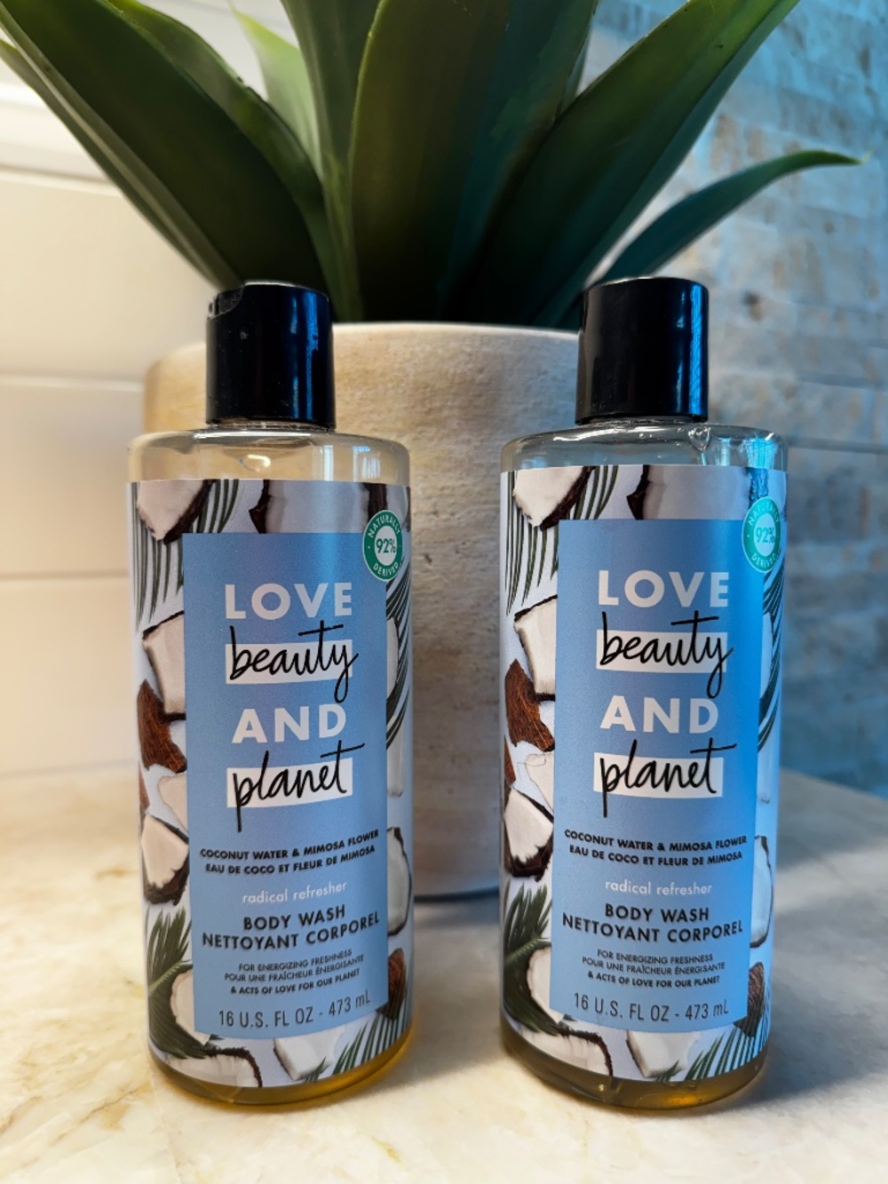 Love Beauty and Plant Body Wash (2 Bottles)